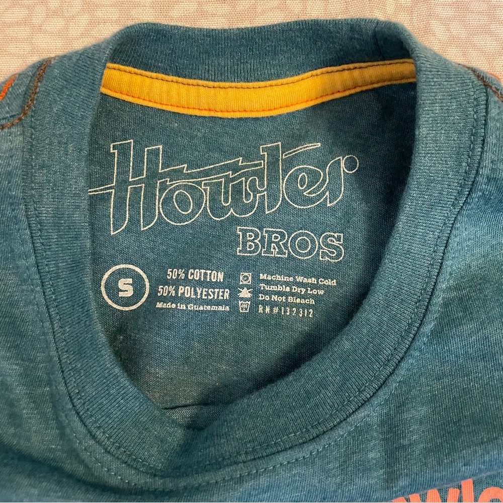 Howler Brothers Arroyo Long Sleeve T-Shirt - Petrol Heather size Small - Picture 7 of 9